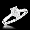 Solitaire 0.90ct G VS2 Diamond Platinum Ring