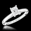 Solitaire 0.60ct G VS2 Diamond Platinum Ring
