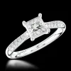 Solitaire 0.70ct G VS1 Diamond Platinum Ring