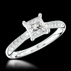Solitaire 0.70ct G VS1 Diamond Platinum Ring