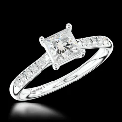 Solitaire 0.50ct G VS2 Diamond Platinum Ring