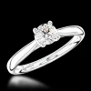 Solitaire 0.40ct G VS2 Diamond Platinum Ring