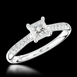 Solitaire 0.30ct G VS2 Diamond Platinum Ring