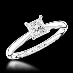 Solitaire 0.40ct G VS2 Diamond Platinum Ring