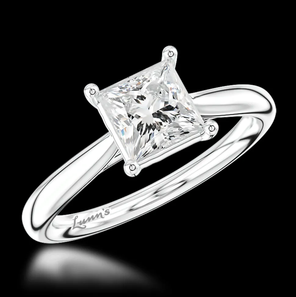 Solitaire 1.01ct G VS1 Diamond Platinum Ring