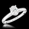 Solitaire 0.80ct G VS1 Diamond Platinum Ring