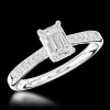 Solitaire 0.80ct G VVS2 Diamond Platinum Ring
