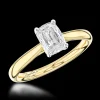 Solitaire 1.20ct H VS2 Diamond Yellow Gold/Platinum Ring