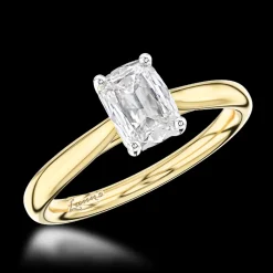 Solitaire 1.20ct H VS2 Diamond Yellow Gold/Platinum Ring