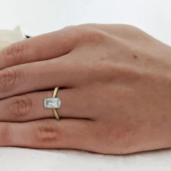 Solitaire 1.20ct H VS2 Diamond Yellow Gold/Platinum Ring