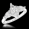 Three Stone 0.50ct E VS2 Diamond Platinum Ring