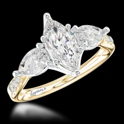 Three Stone 0.60ct G VS2 Diamond Platinum Ring