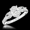 Three Stone 0.71ct G VS1 Diamond Platinum Ring